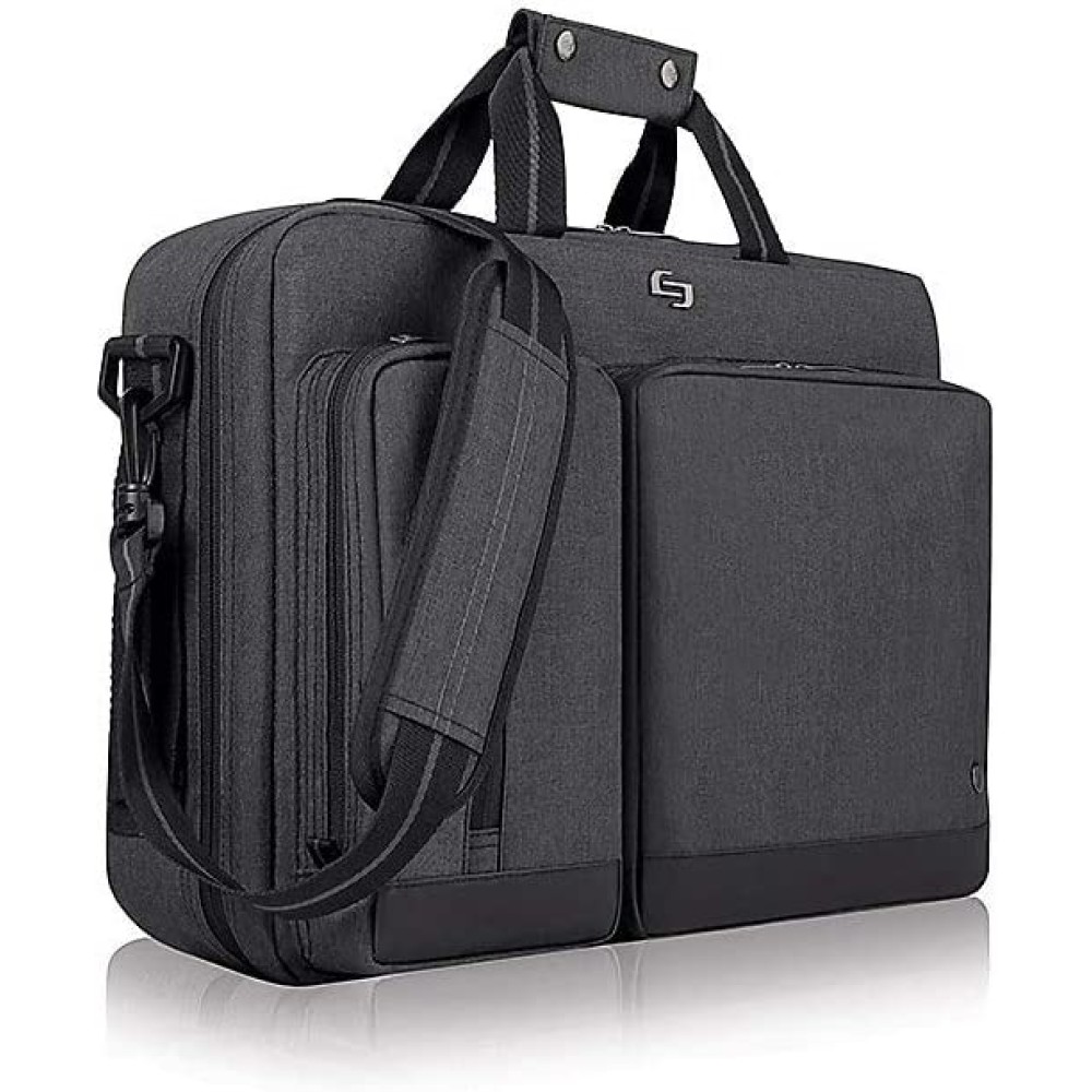Solo New York Urban Carrying Case (Briefcase) for 15.6" Notebook - Gray, Black