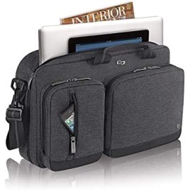 Solo New York Urban Carrying Case (Briefcase) for 15.6" Notebook - Gray, Black