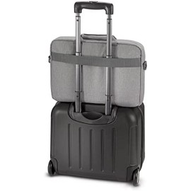 Solo Re:New 15.6 Inch Laptop Briefcase, Grey