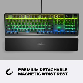 SteelSeries Apex 5 Hybrid Mechanical Gaming Keyboard – Per-Key RGB Illumination