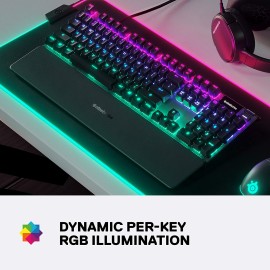 SteelSeries Apex 5 Hybrid Mechanical Gaming Keyboard – Per-Key RGB Illumination