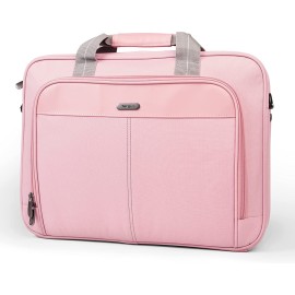 Targus Laptop Bag — Pink 15.6" Classic Slim Briefcase Messenger Bag