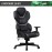 X Rocker Zeta PC Office Gaming Chair, 27.36" x 27.56" x 48.43", Black/Gray