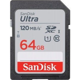 SanDisk Ultra - Flash memory card - 64 GB - UHS-I U1 / Class10 - SDXC UHS-I