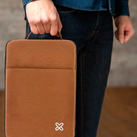 Klip Xtreme SquarePro KNS-420 Notebook sleeve 15.6" - brown
