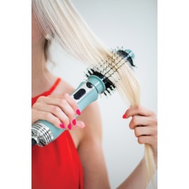 Cosmopolitan Hot Airstyler Brush (Blue And Silver)