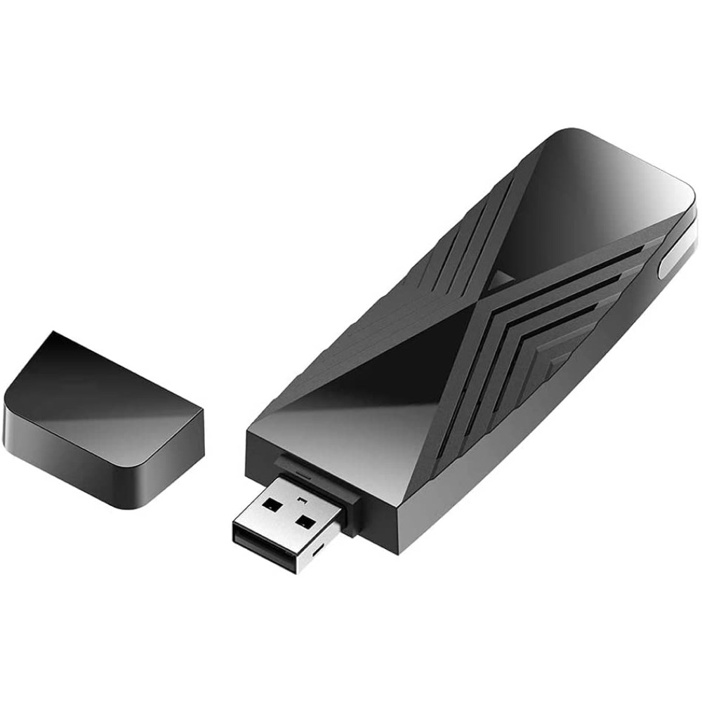 D-Link USB WiFi 6 Adapter AX1800 USB 3.0 Dual Band Long Range MU-MIMO Wireless Internet Network