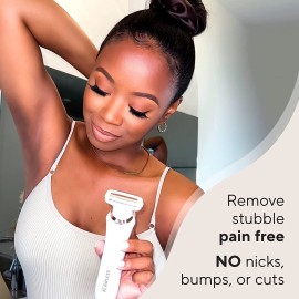 Finishing Touch Flawless Underarm Hair Removal Electric Razor Device, Designed to Shave and Contour Womens Sensitive Underarm Area