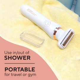 Finishing Touch Flawless Underarm Hair Removal Electric Razor Device, Designed to Shave and Contour Womens Sensitive Underarm Area