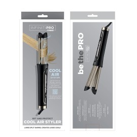 INFINITIPRO BY CONAIR Cool Air Curling Iron, Protects Against Damage and Locks in Style