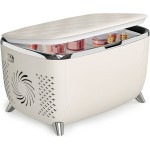 Living Enrichment Mini Fridge 6 Liters, Skincare Fridge, Low Noise and Lightweight Cosmetic Fridge