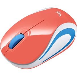 Logitech Wireless Mini Mouse M187 & 14" Sleeve Bundle - Blue Sunset