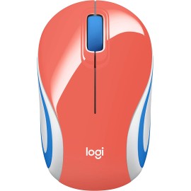 Logitech Wireless Mini Mouse M187 & 14" Sleeve Bundle - Blue Sunset