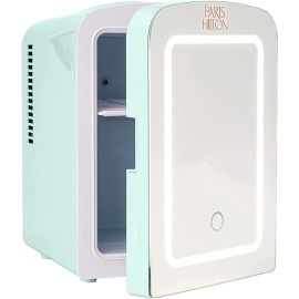 Paris Hilton Mini Refrigerator, Aqua, 4liters