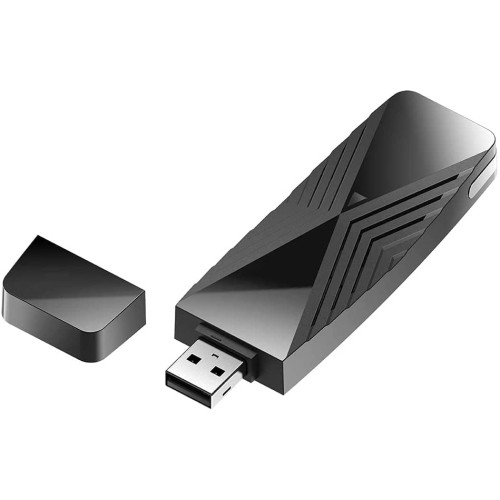 D-Link USB WiFi 6 Adapter AX1800 USB 3.0 Dual Band Long Range MU-MIMO Wireless Internet Network
