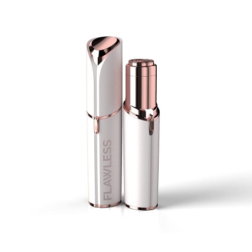 Finishing Touch Flawless Facial Hair Remover for Women, Blush/Rose Gold Electric Face Razor