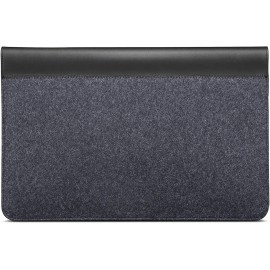 Lenovo Yoga Laptop Sleeve for 15-Inch Computer, Leather and Wool Felt, Magnetic Closure