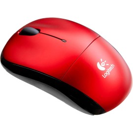 Logitech Bundle Wireless Mouse M217 – Red & 16” Sleeve
