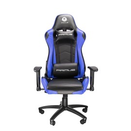 Primus Gaming THRONOS 100T - Blue Gaming Chair, PVC and Synthetic Leather, Adjustable Headrest, Lumbar Support, Adjustable Seat Height, 2D Armrest