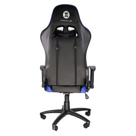 Primus Gaming THRONOS 100T - Blue Gaming Chair, PVC and Synthetic Leather, Adjustable Headrest, Lumbar Support, Adjustable Seat Height, 2D Armrest