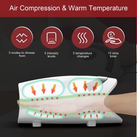 Xllent Hand Massager with Compression & Heating for Arthritis,Birthday