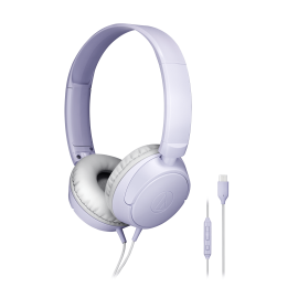 Audio-Technica ATH-S120C On-Ear USB-C Wired Headph..