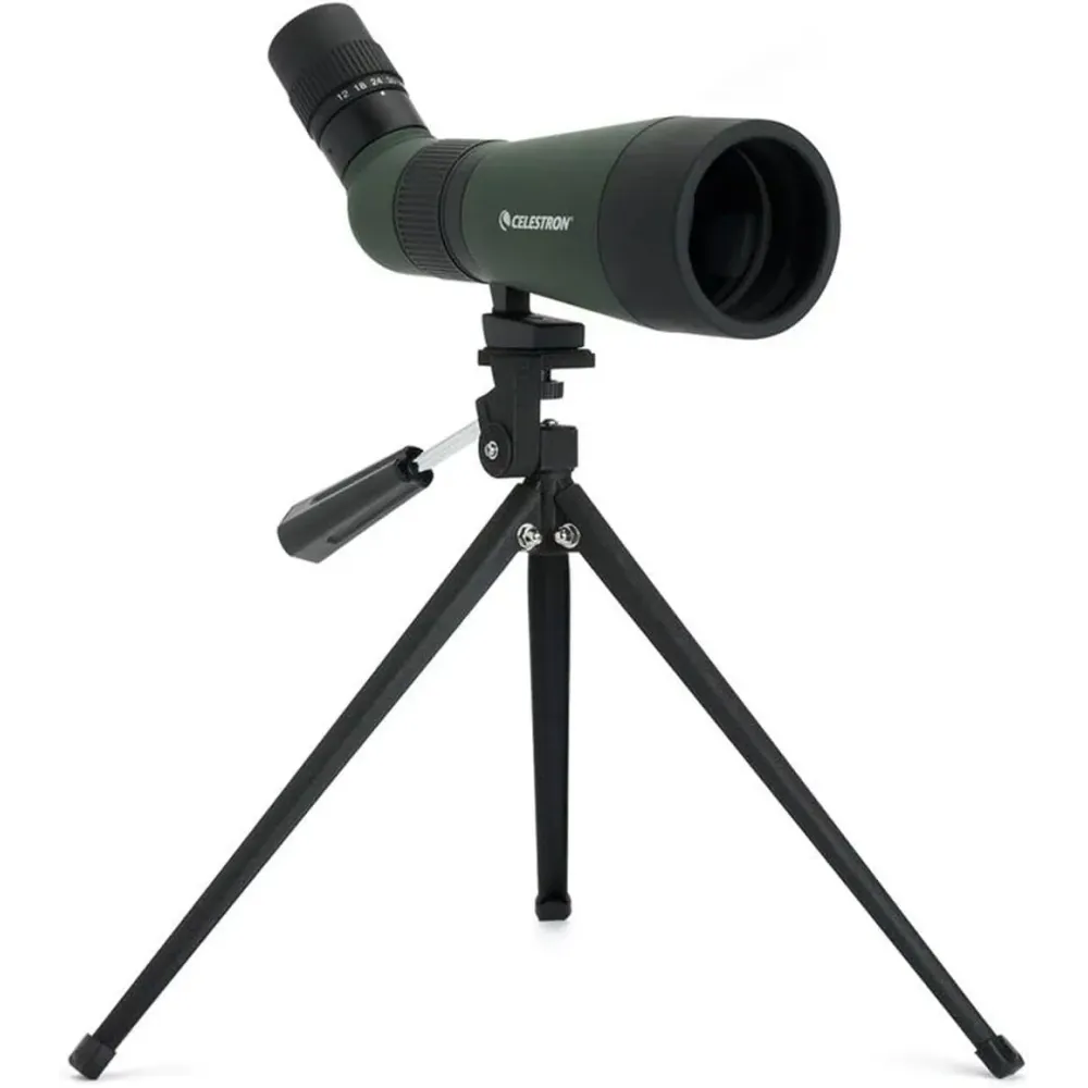 Celestron – LandScout 60mm Angled Spotting Scope – Fully Coated Optics – 12–36x Zoom Eyepiece