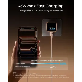 Anker Smart Display Charger - Anker Nano USB C Charger Block