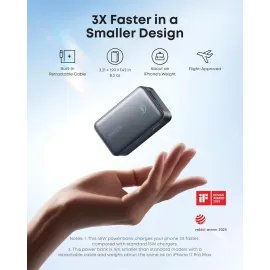 Anker Nano Power Bank - 45 W 10,000 mAh Portable Charger