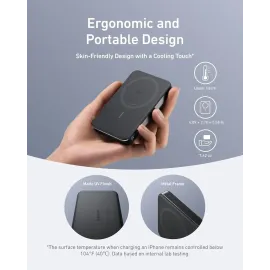 Anker MagGo Power Bank - Slim 10,000 mAh Magnetic Battery Pack