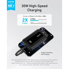 Anker Zolo Power Bank - 45 W Max Fast Charging