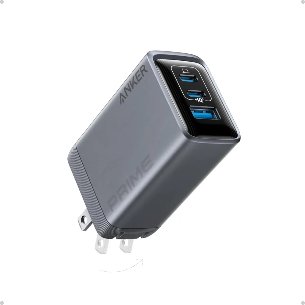 Anker Prime 100 W 3-Port GaN USB C Charger Block