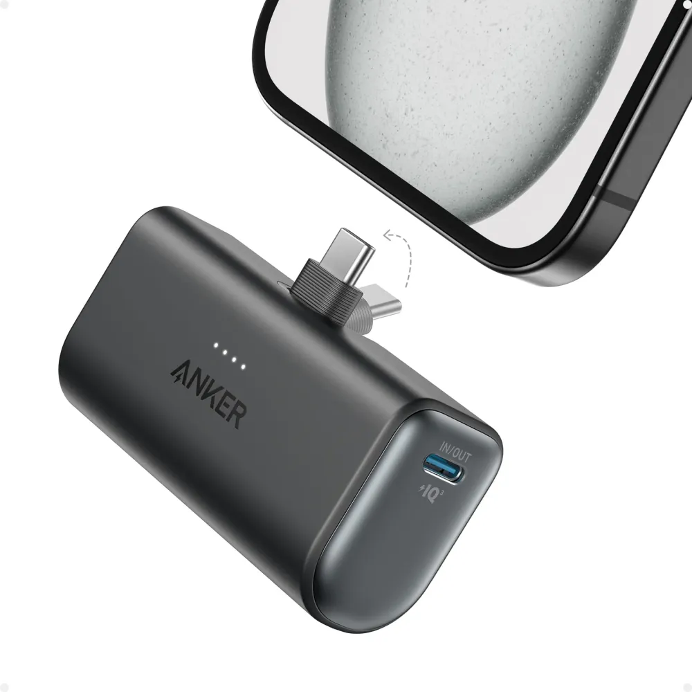 Anker Nano 10,000mAh Portable Charger with Built-In USB-C Cable