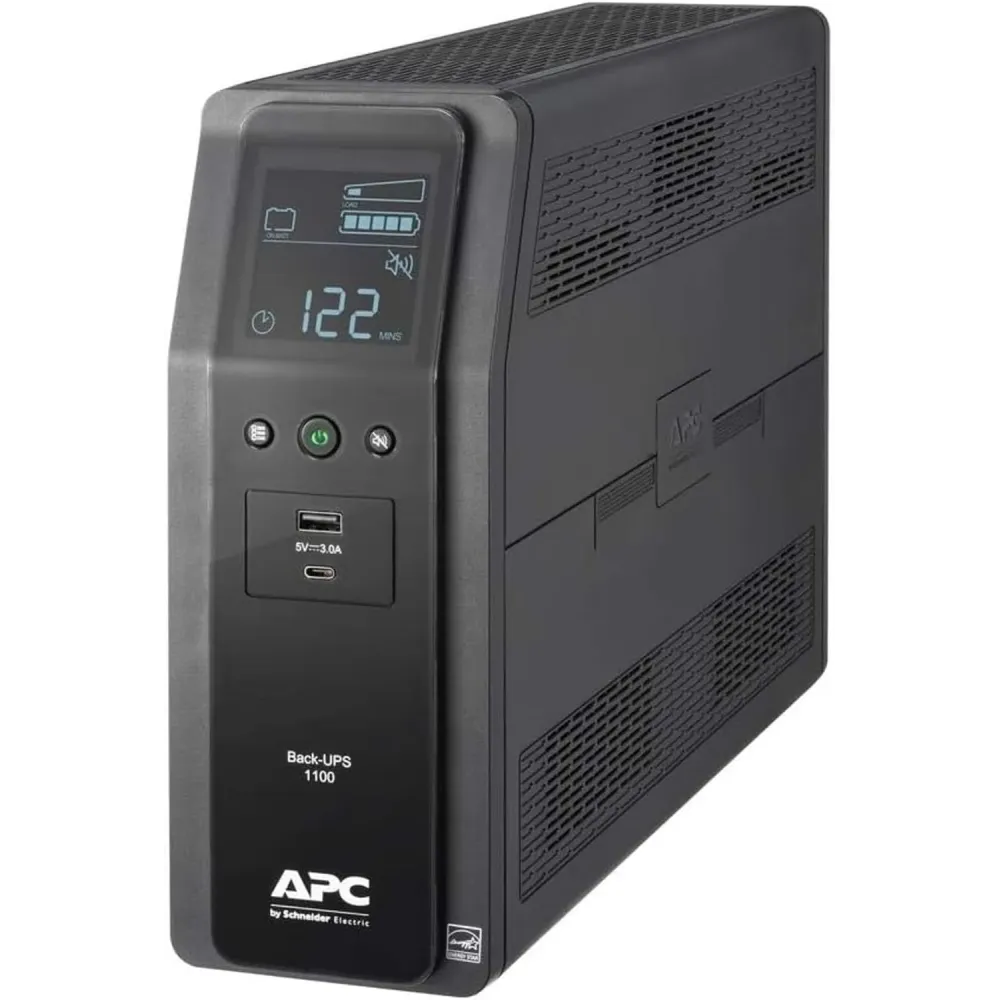 APC by Schneider Electric Back-UPS Pro 1100VA Tower UPS - 0U Tower - AVR