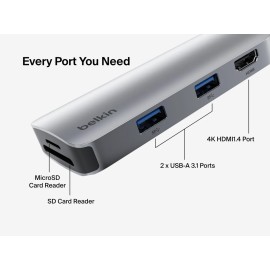 Belkin USB-C 5-in-1 Multiport Hub