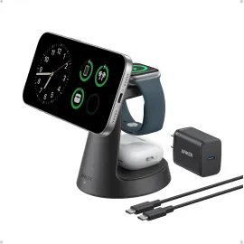 Anker MagSafe Charger Compatible - MagGo 3-in-1 Charging Station
