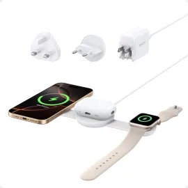 Anker MagGo 3-in-1 Wireless Charging Station Compatible with MagSafe