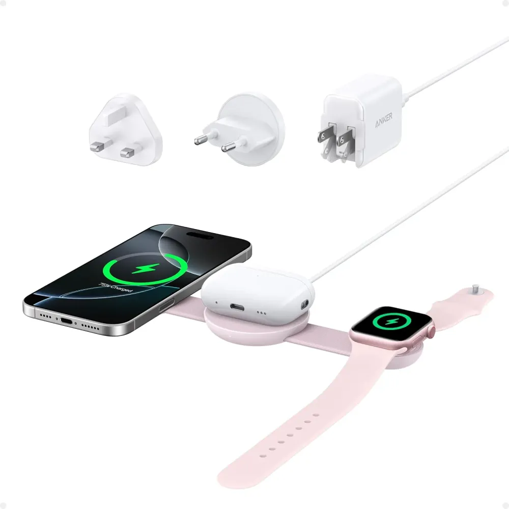 Anker MagSafe Compatible 3-in-1 Wireless Charging Station