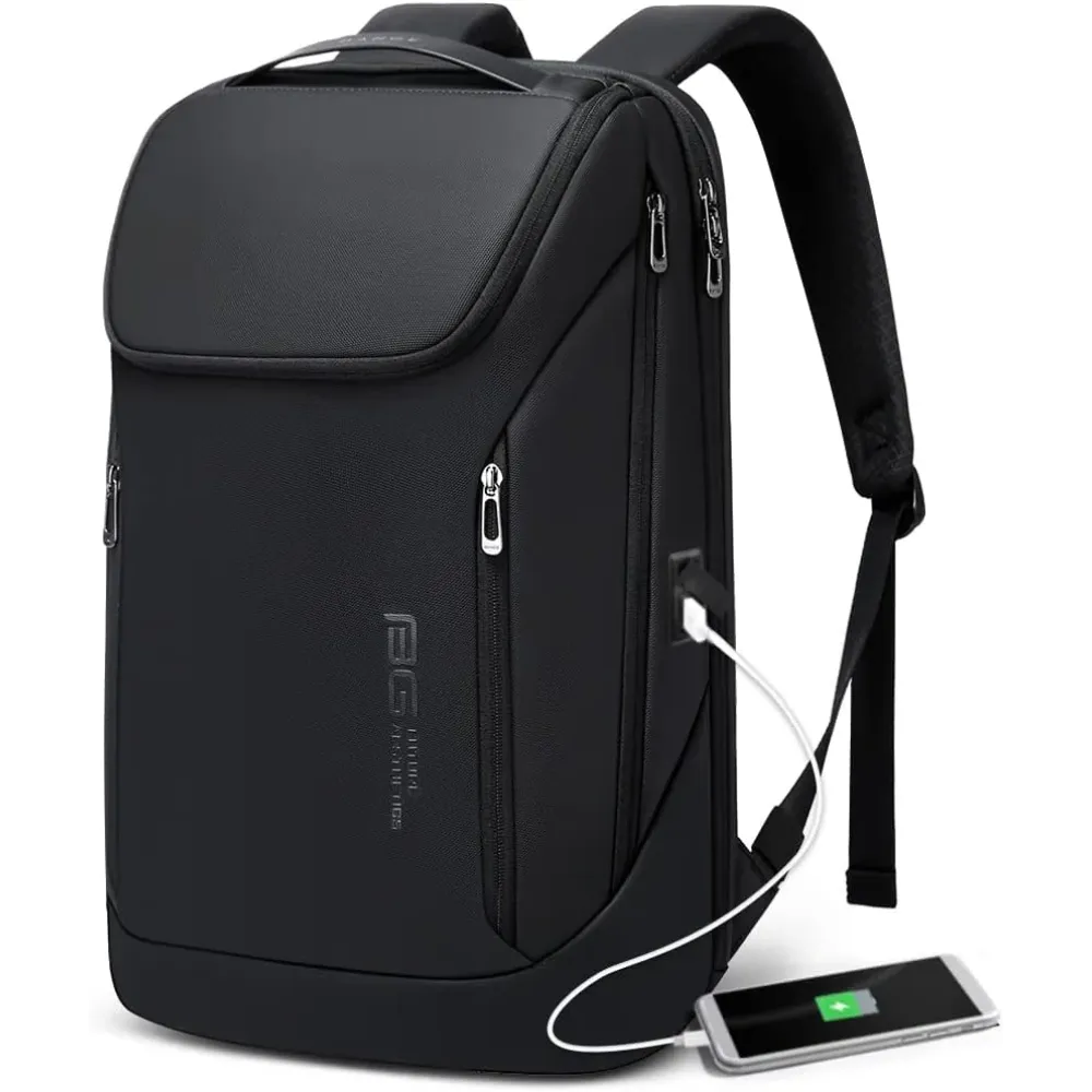 BANGE Business Smart Backpack Waterproof fit 15.6 in Laptop Backpack with USB Charging