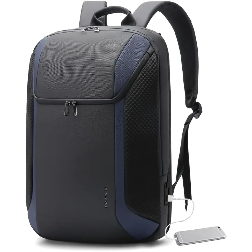 BANGE Smart Business Laptop Backpack Waterproof can fit 15.6-17.3 in Laptop with 3.0 USB