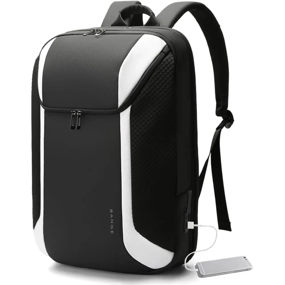 BANGE Smart Business Laptop Backpack Waterproof can fit 15.6-17.3 in Laptop with 3.0 USB