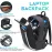 BANGE Smart Business Laptop Backpack Waterproof can fit 15.6-17.3 in Laptop with 3.0 USB