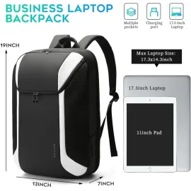 BANGE Smart Business Laptop Backpack Waterproof can fit 15.6-17.3 in Laptop with 3.0 USB