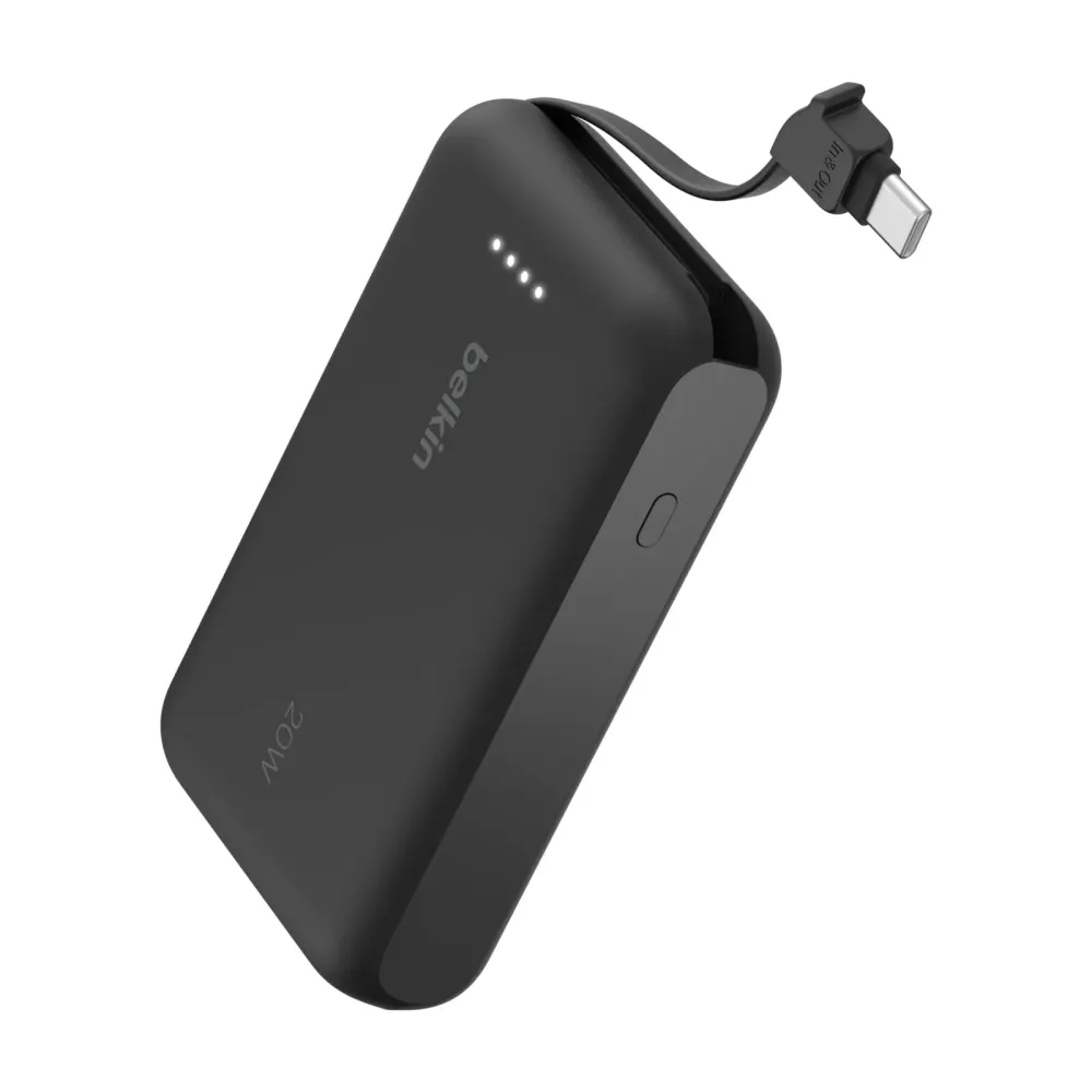 Belkin 10,000 mAh 20 W USB C Power Bank - Portable Charger