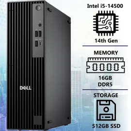 Dell Pro Slim QCS1250 Intel i5-14500 - 16 GB DDR5 RAM - 512 GB NVMe PCIe