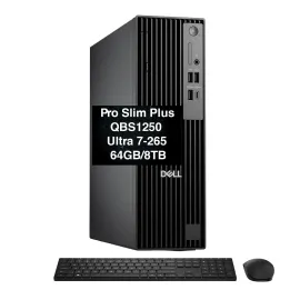 Dell Pro Slim Plus QBS1250 SFF AI Desktop - Ultra 7 265 - 64 GB RAM