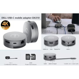 Dell 7-in-1 USB-C Multiport Adapter (DA310)