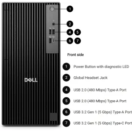 Dell Pro Desktop with Intel Core i5-14500 Processor