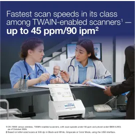 Epson DS-785 W Color Duplex Desktop Document Scanner - up to 45 ppm