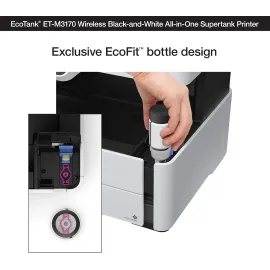 Epson EcoTank ET-M3170 Wireless Monochrome All-in-One Supertank Printer with ADF